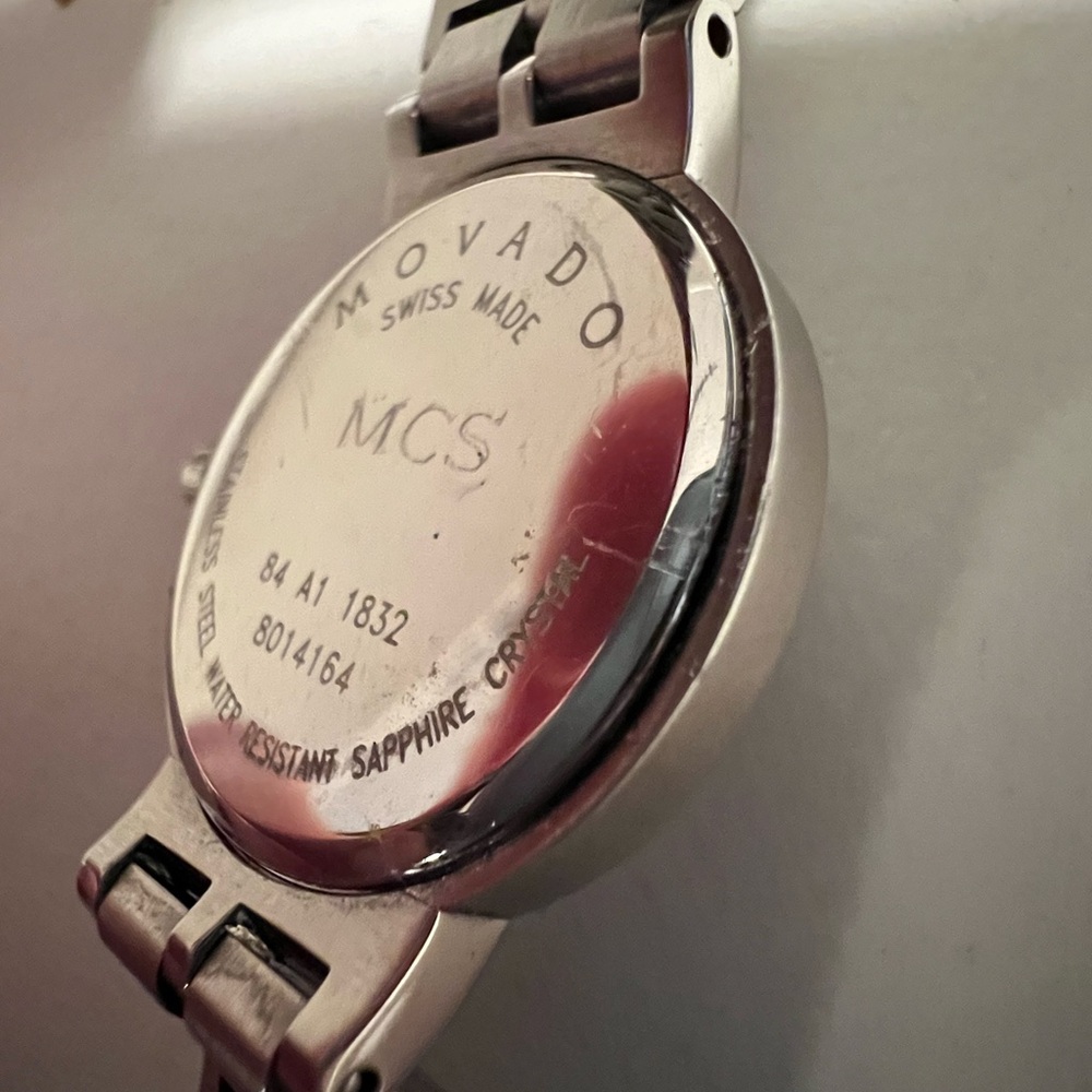 Movado Stainless Steel Watch 84 A1 1832 - Picture 6 of 6